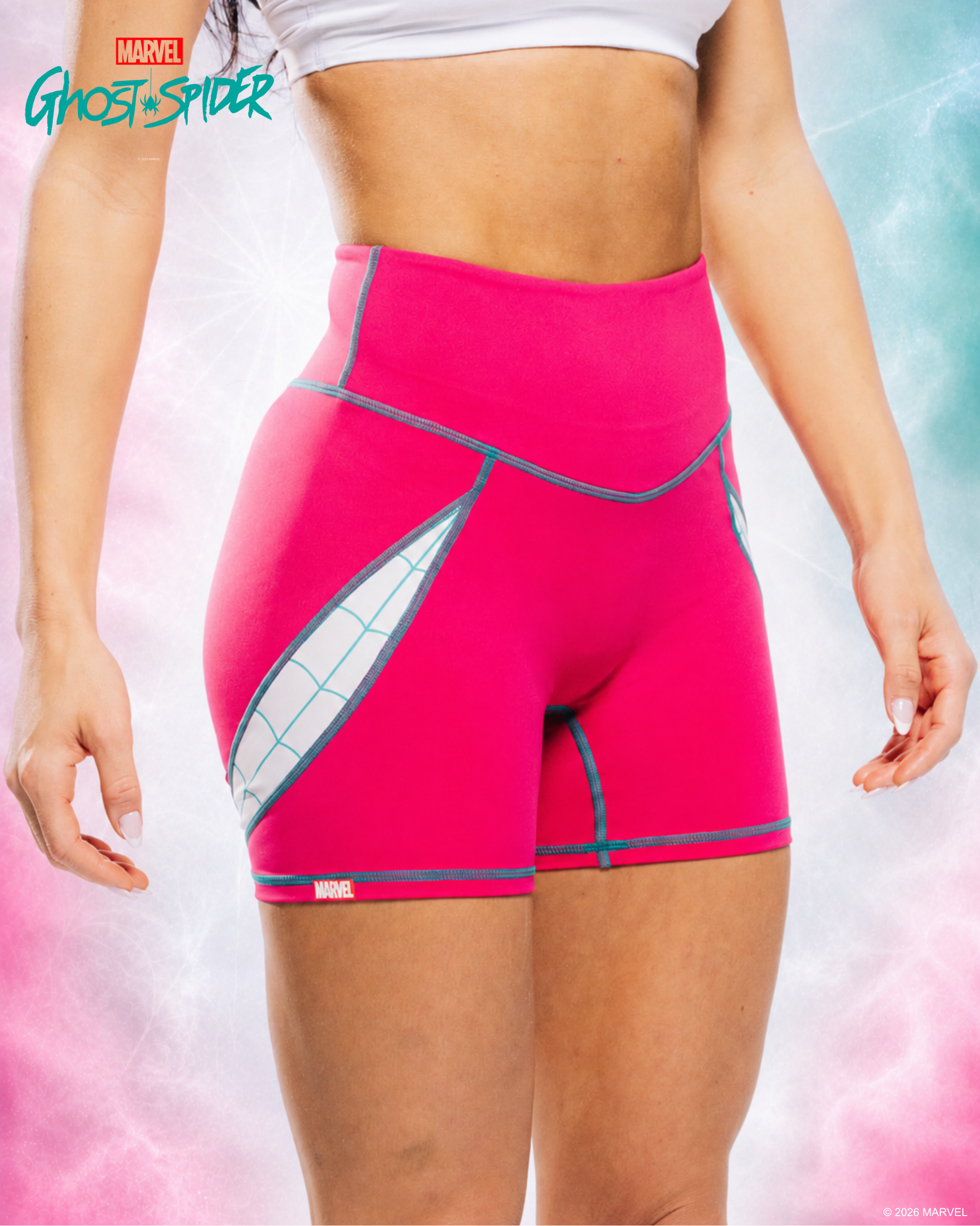 【新品】LITMUS biker shorts バイカーショーツ GHOST-SPIDER Performance Biker Shorts - Pink