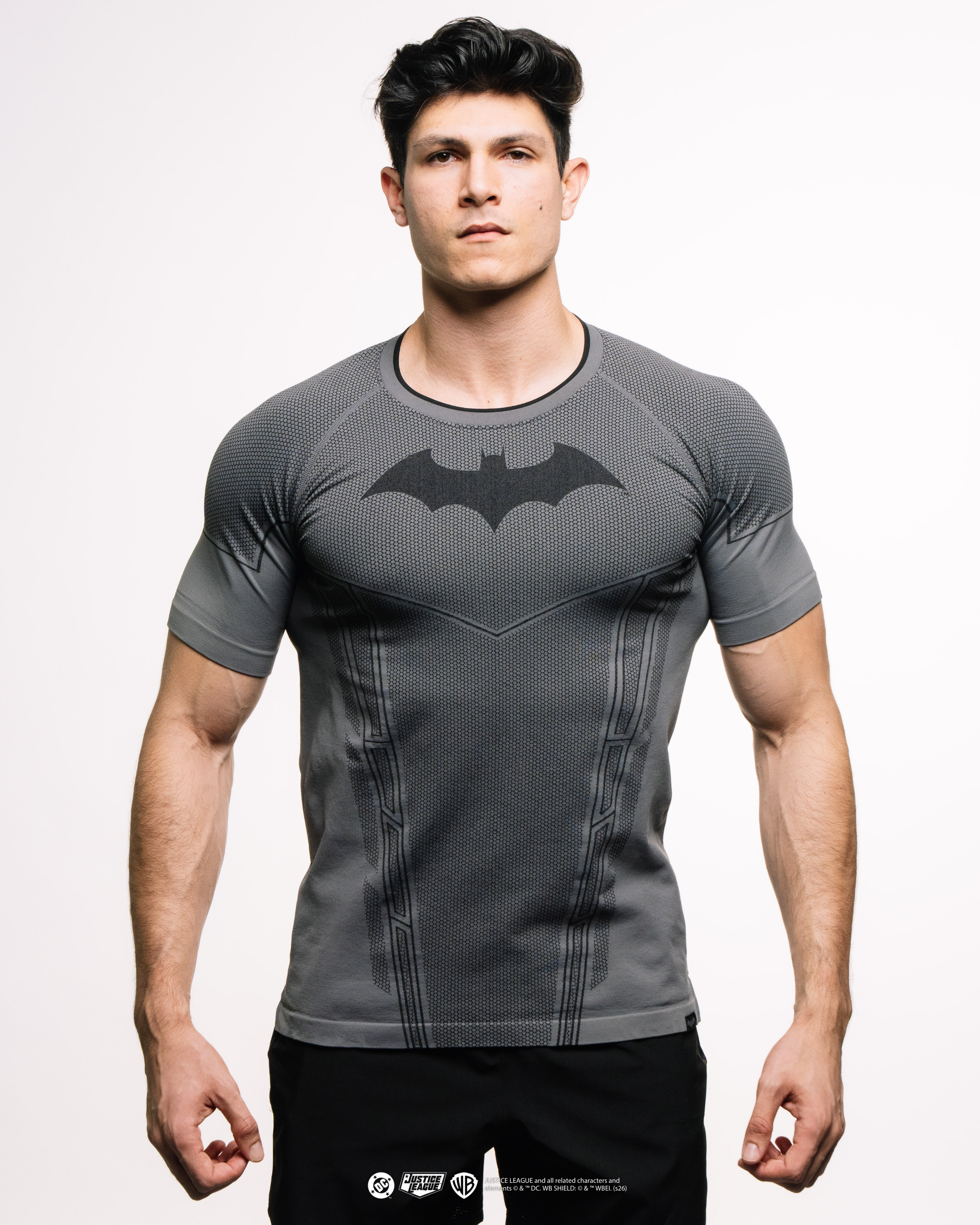 × BATMAN コンプレッションウェア M BATMAN™ Super Suit™ Compression Short Sleeve