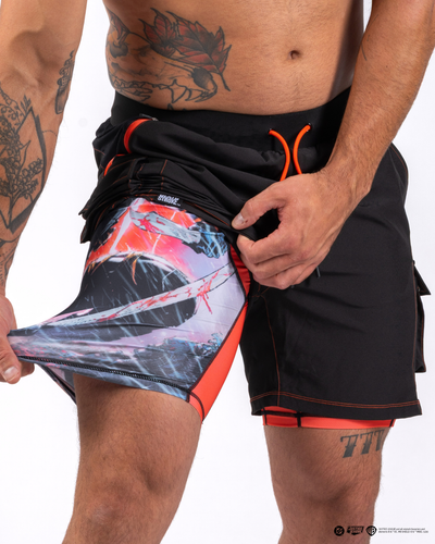 DEATHSTROKE 7" Performance Shorts w/Liner