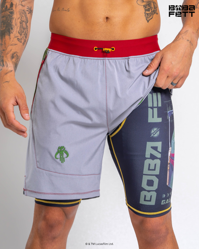 BOBA FETT 7" Performance Shorts w/Liner