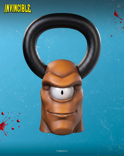 ALLEN THE ALIEN Hand-Painted Kettlebell 1 of 10 - 50lbs