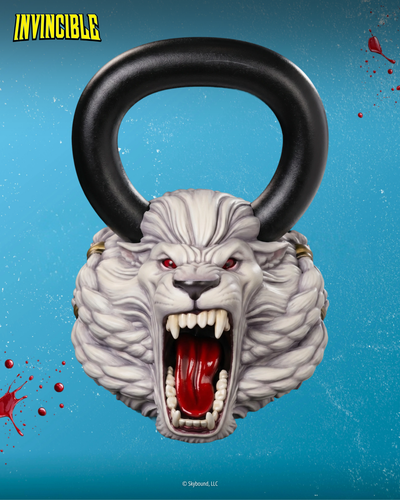 BATTLE BEAST Hand-Painted Kettlebell 1 of 10 - 60lbs