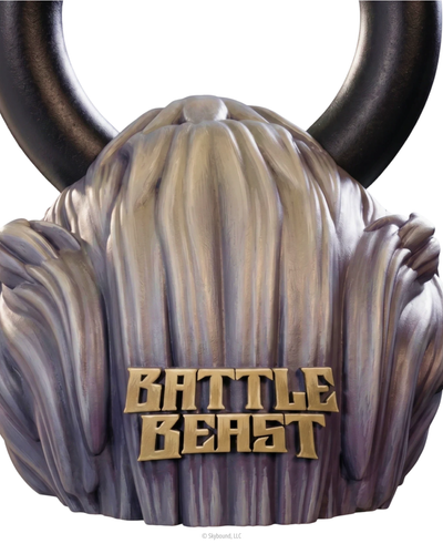 BATTLE BEAST Hand-Painted Kettlebell 1 of 10 - 60lbs