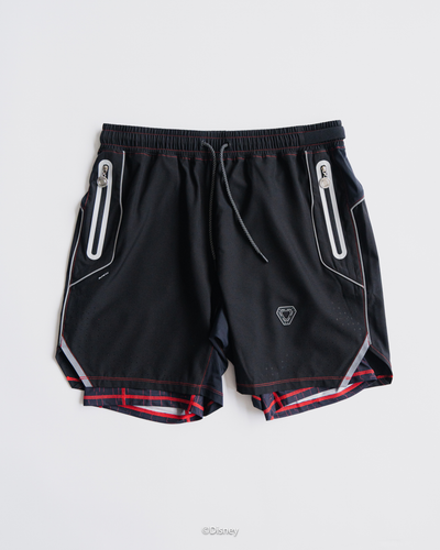 TRON ARES Limited Edition M.C.P. 7" Reflective Stealth Performance Layered Shorts