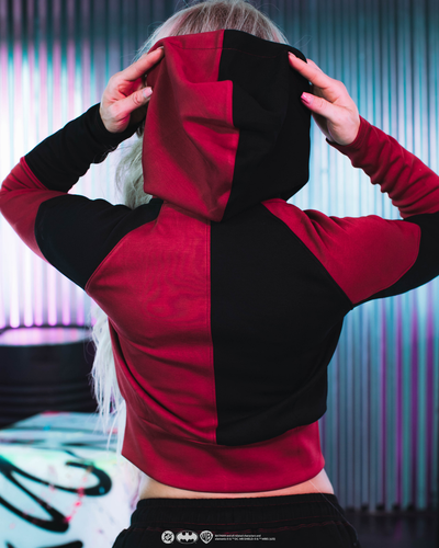 HARLEY QUINN Limited Edition Cropped Performance Hoodie 1 of 500