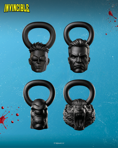 INVINCIBLE® Matte Black Kettlebell Collectors Bundle 1 of 40