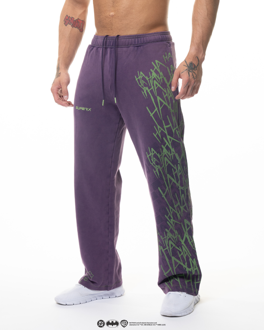 The JOKER Acid Wash Oversized Sweats - Pyschotic Purple The JOKER Acid Wash Oversized Sweats - Pyschotic Purple