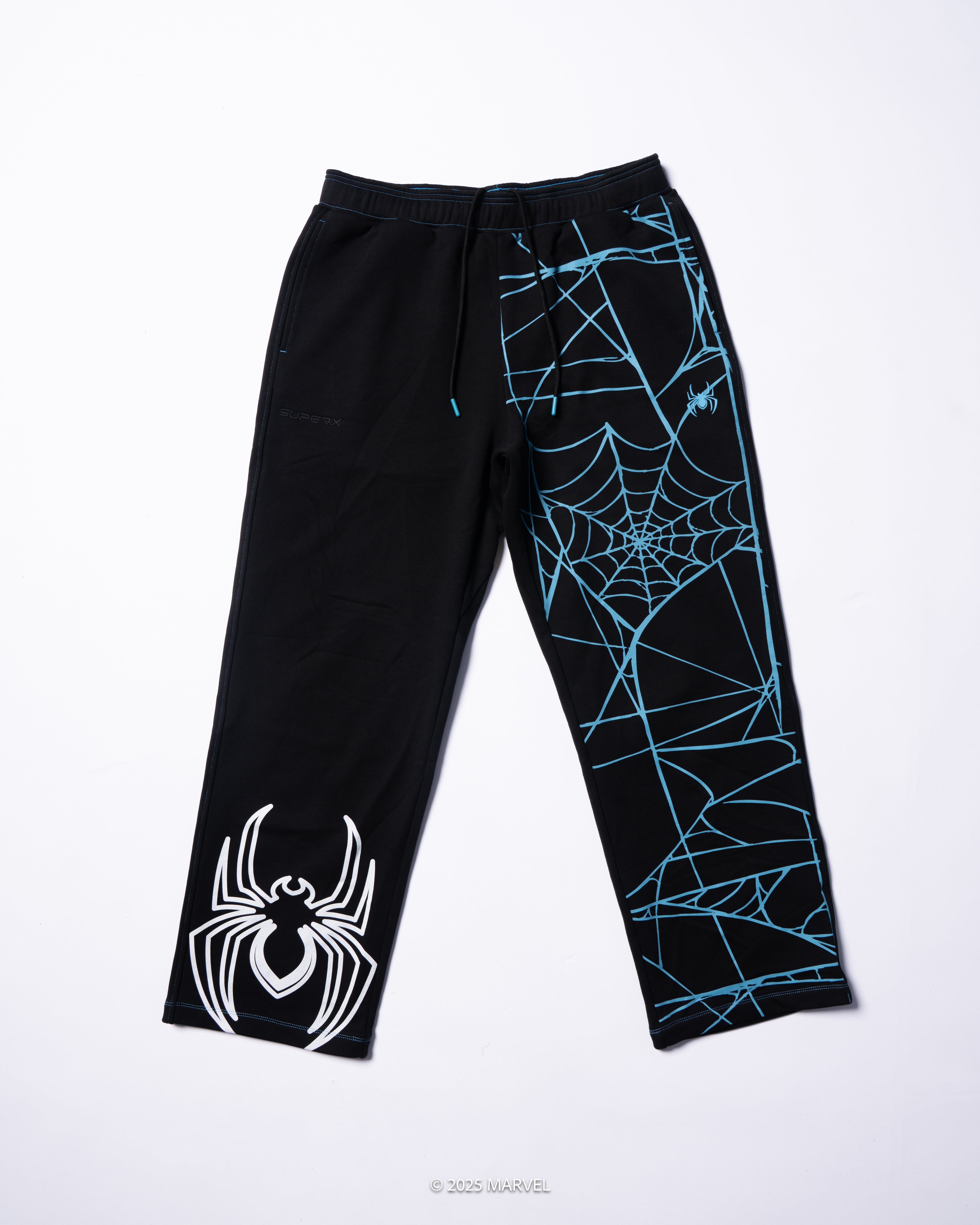 Spider-Man Miles Morales Multiverse Oversized Graphic Joggers - Electr