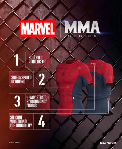 Spider-Man Short Sleeve MMA Rash Guard