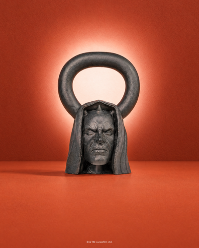 DARTH MAUL Matte Black Kettlebell 40lbs