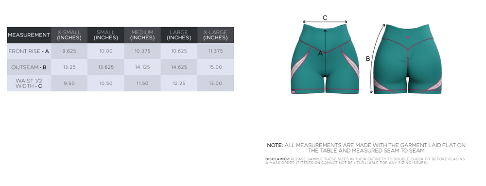 GHOST-SPIDER Performance Biker Shorts - Teal