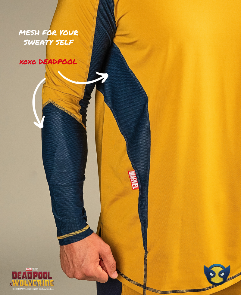 Camiseta Manga Larga WOLVERINE Plainwell Hombre - Mezcla Algodón/poliéster, Tejido Jaspeado, Corte Cómodo - Básica, Casual