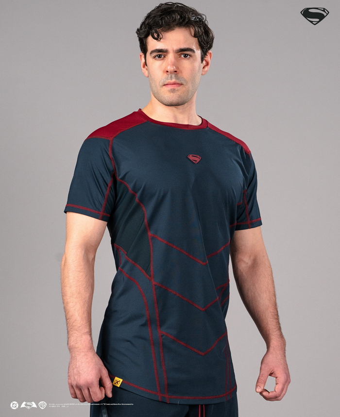 SUPERMAN Performance Short Sleeve - Kryptonian Blue