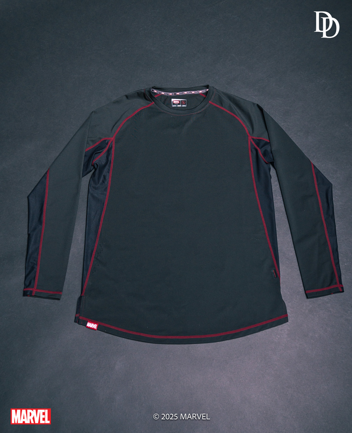 DAREDEVIL Origins Performance Long Sleeve - Midnight Black