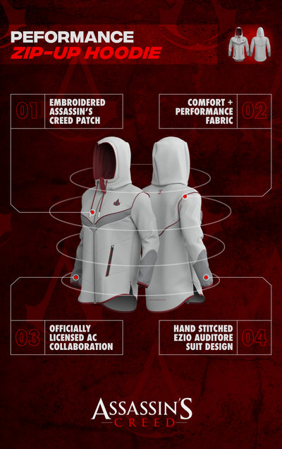 EZIO Limited Edition Performance Zip Up Hoodie