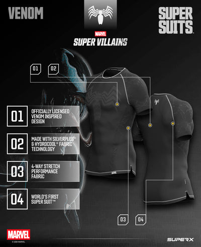 VENOM Super Suit™ Compression Short Sleeve